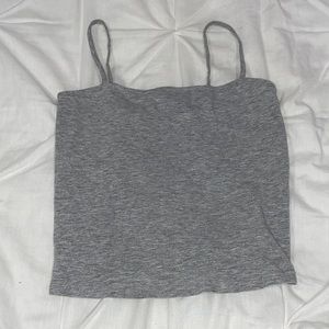 Grey crop top size small